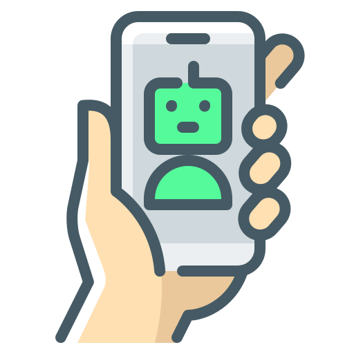 Chat bot Generic color lineal-color icon