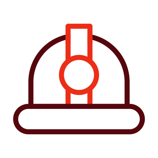 casco de seguridad Generic color outline icono