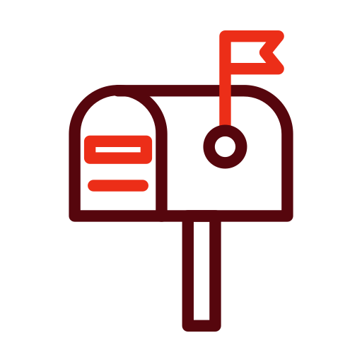skrzynka pocztowa Generic color outline ikona