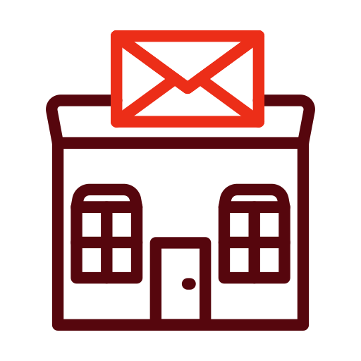 ufficio postale Generic color outline icona
