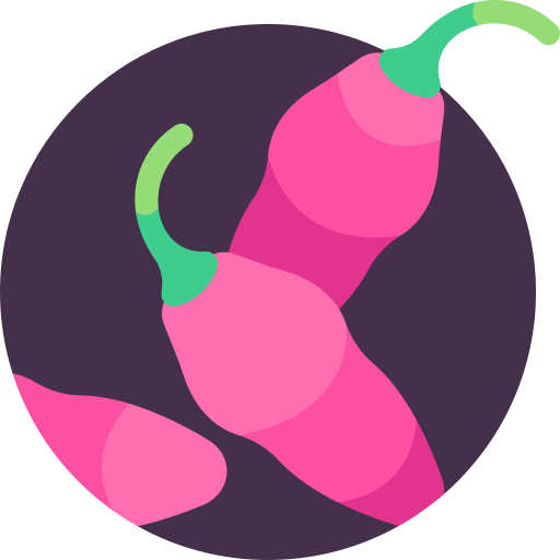 Ghost pepper Detailed Flat Circular Flat icon
