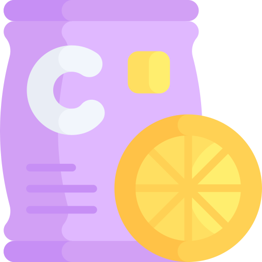 Vitamin c Kawaii Flat icon