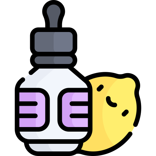 Ácido cítrico Kawaii Lineal color icono