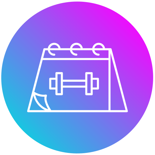calendário Generic gradient fill Ícone