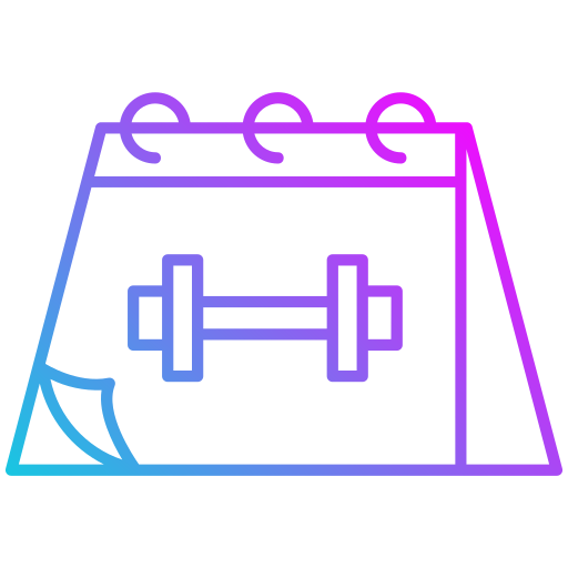 달력 Generic gradient outline icon