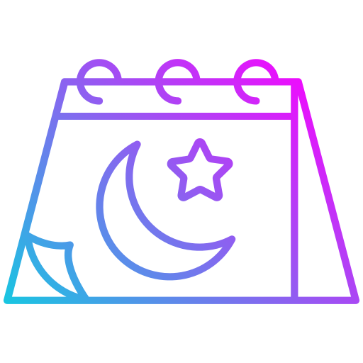 달력 Generic gradient outline icon