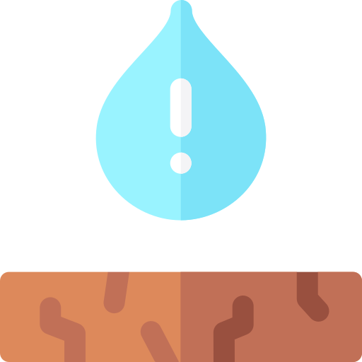 escassez de água Basic Rounded Flat Ícone