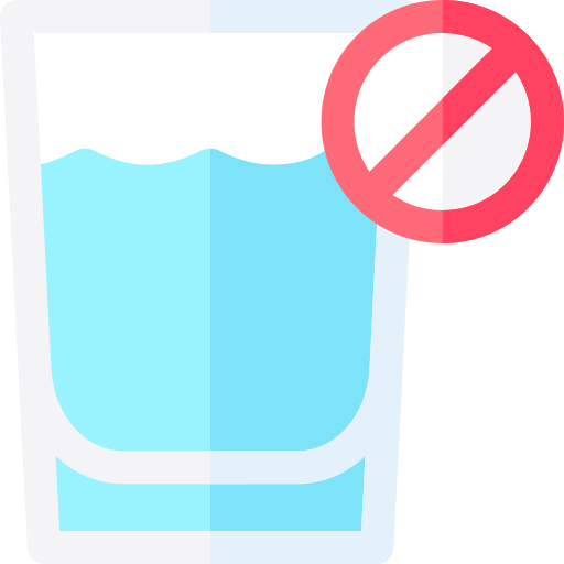 bicchiere d'acqua Basic Rounded Flat icona