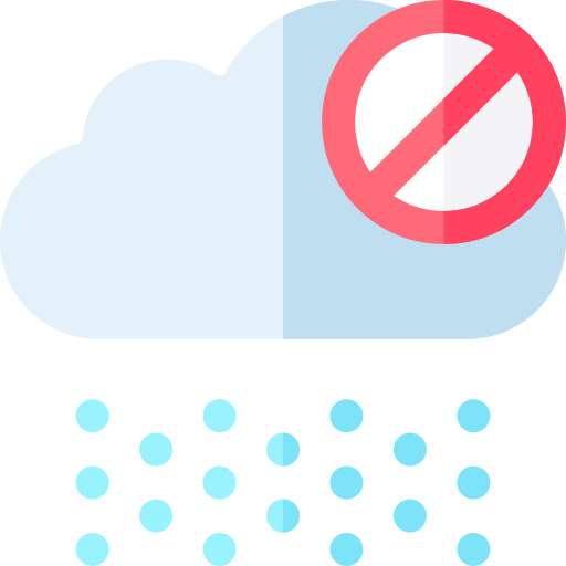 雨が降らない Basic Rounded Flat icon