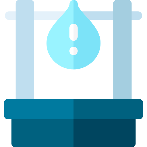 Water well Basic Rounded Flat icon