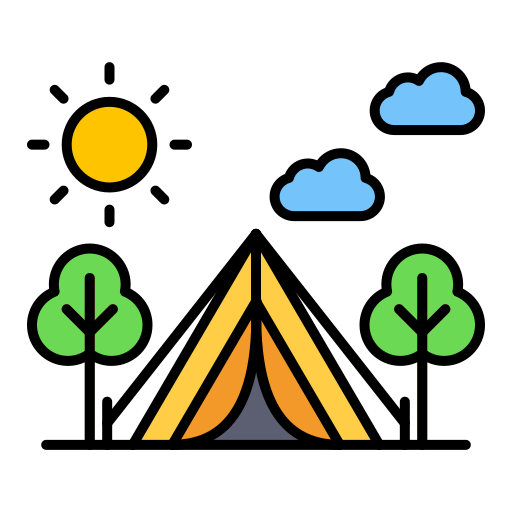 camping Generic color lineal-color icoon