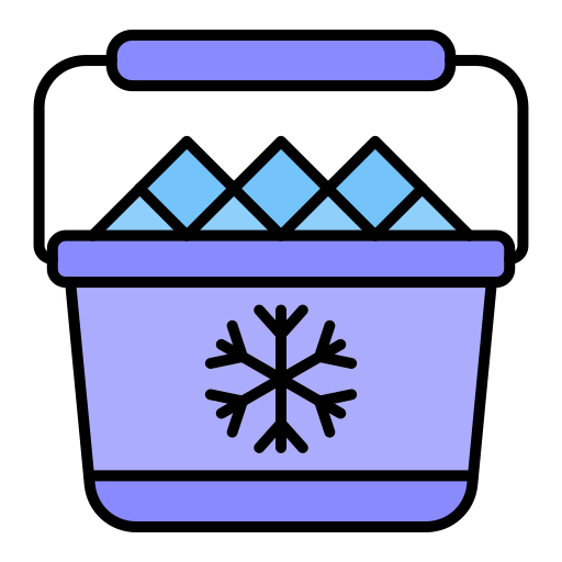 Ведерко со льдом Generic color lineal-color иконка