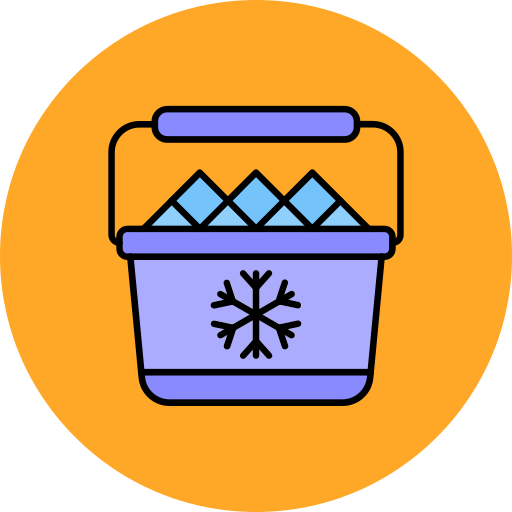 cubeta de hielo Generic color lineal-color icono