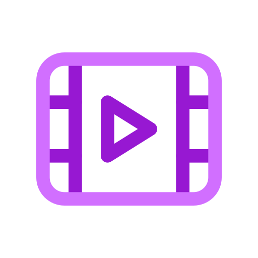 video Generic color outline icono
