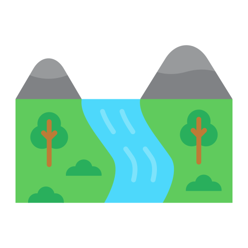 rzeka Generic color fill ikona