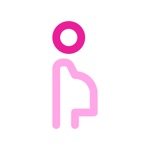 Pregnant woman Generic color outline icon