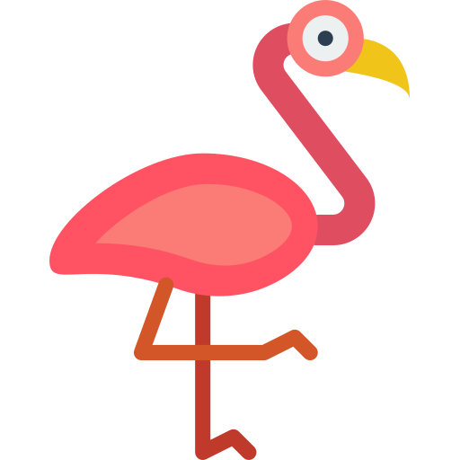 Flamingo Basic Miscellany Flat icon