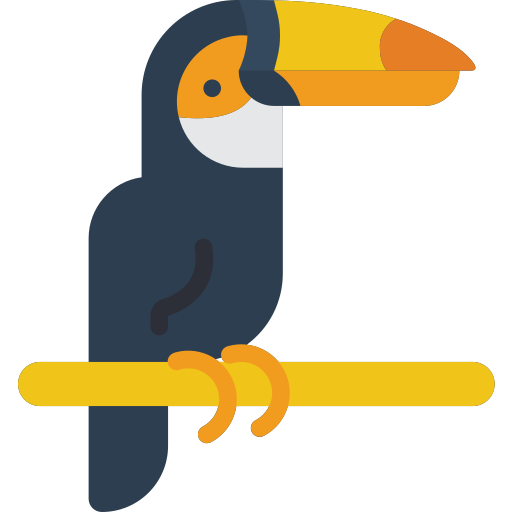 Toucan Basic Miscellany Flat icon