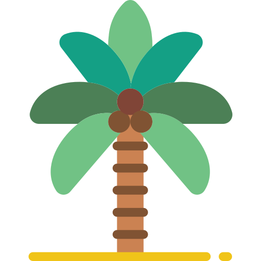 palmeira Basic Miscellany Flat Ícone