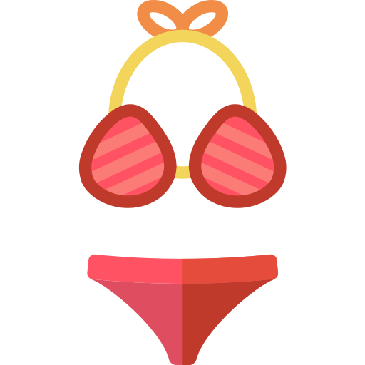 Bikini Basic Miscellany Flat icon