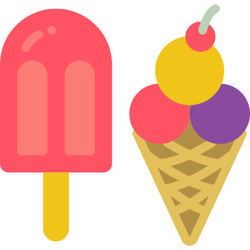 Мороженое Basic Miscellany Flat иконка