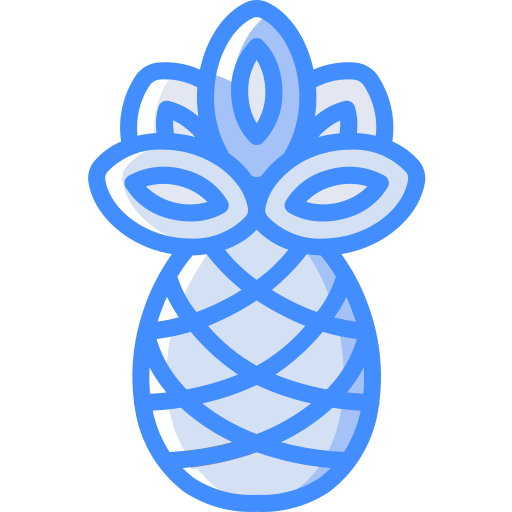 Pineapple Basic Miscellany Blue icon