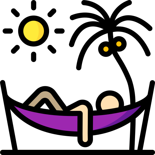 Hammock Basic Miscellany Lineal Color icon