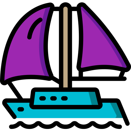 Boat Basic Miscellany Lineal Color icon