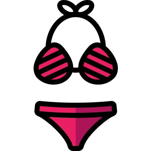 bikini Basic Miscellany Lineal Color icona