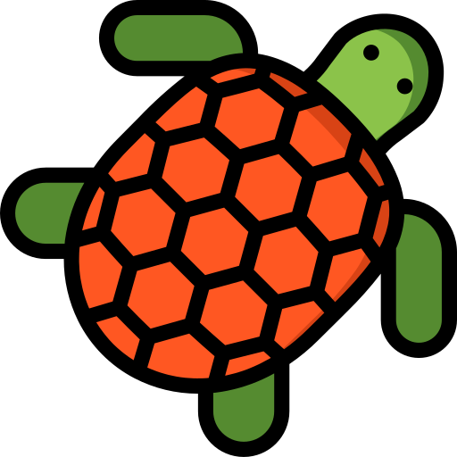 żółw Basic Miscellany Lineal Color ikona