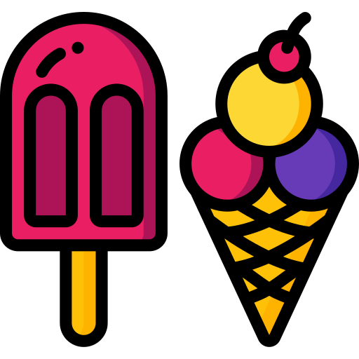 아이스크림 Basic Miscellany Lineal Color icon