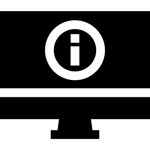 informazione Basic Straight Filled icona