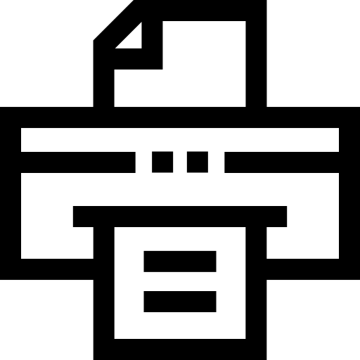 プリンター Basic Straight Lineal icon