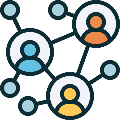 Networking Becris Lineal color icon