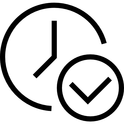 Clock Pictogramer Outline icon