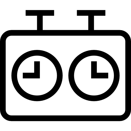 체스 시계 Pictogramer Outline icon