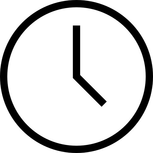 Clock Pictogramer Outline icon
