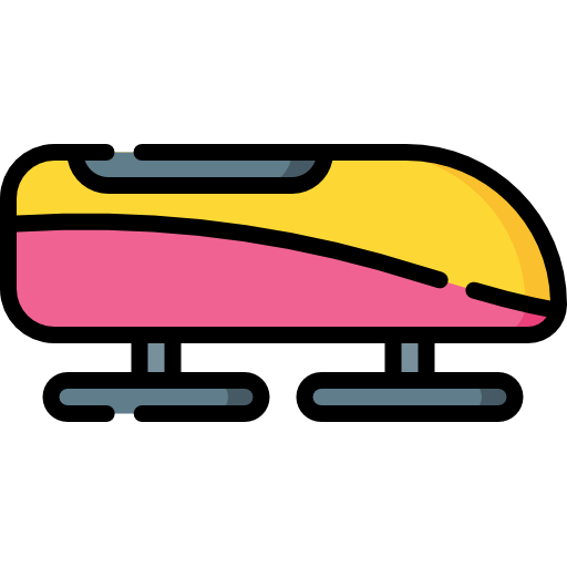 bobsleigh Special Lineal color icono