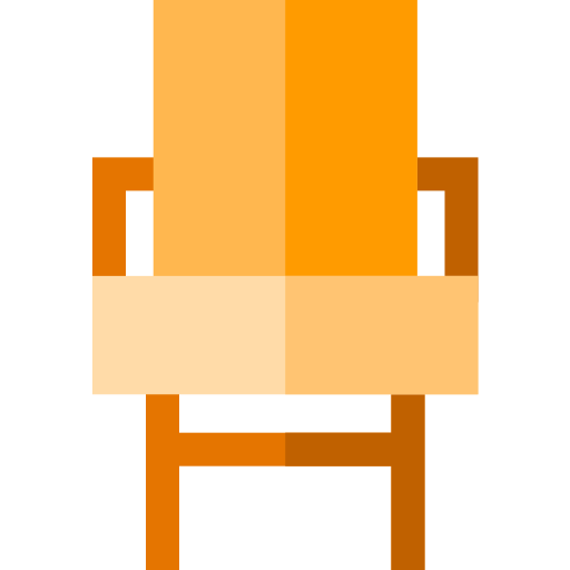 椅子 Basic Straight Flat icon