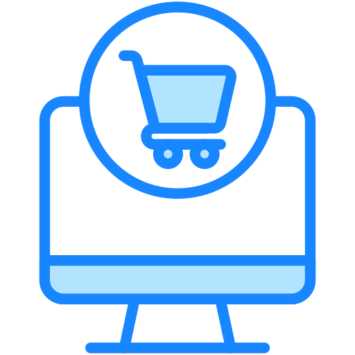 온라인 쇼핑 Generic color lineal-color icon