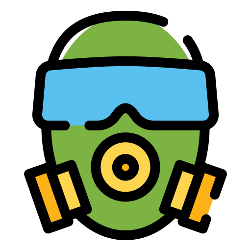 ガスマスク Generic color lineal-color icon