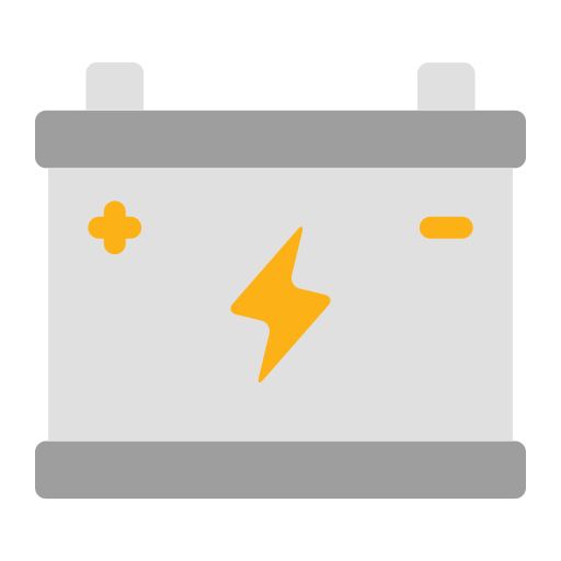 車の電池 Generic color fill icon
