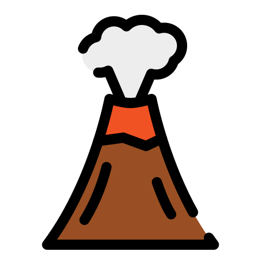 Volcano Generic color lineal-color icon