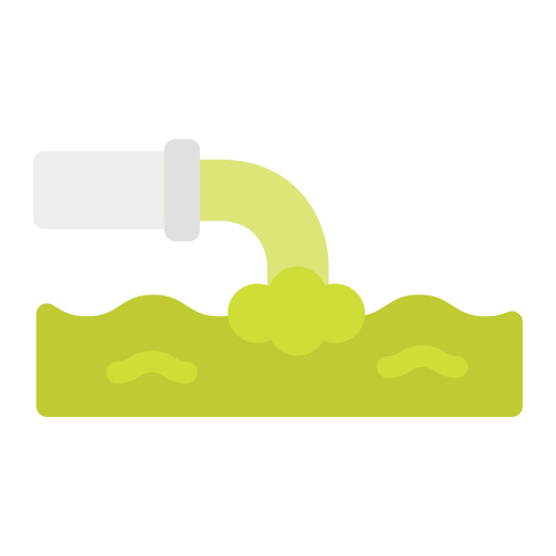 zanieczyszczenie wody Generic color fill ikona