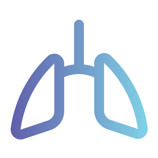 pulmón Generic gradient outline icono