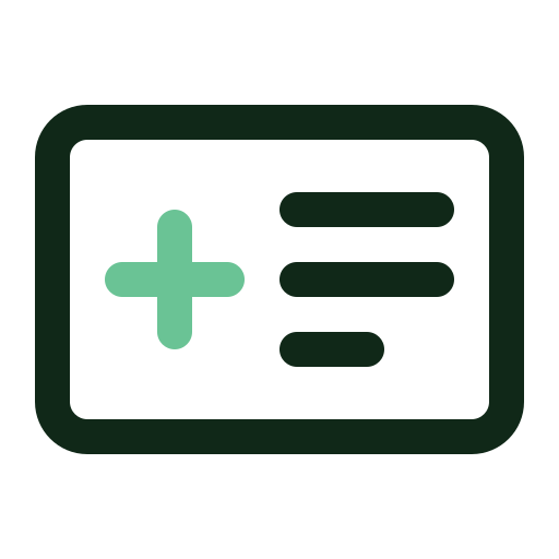 Medical card Generic color outline icon