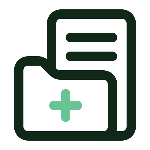 Medical file Generic color outline icon