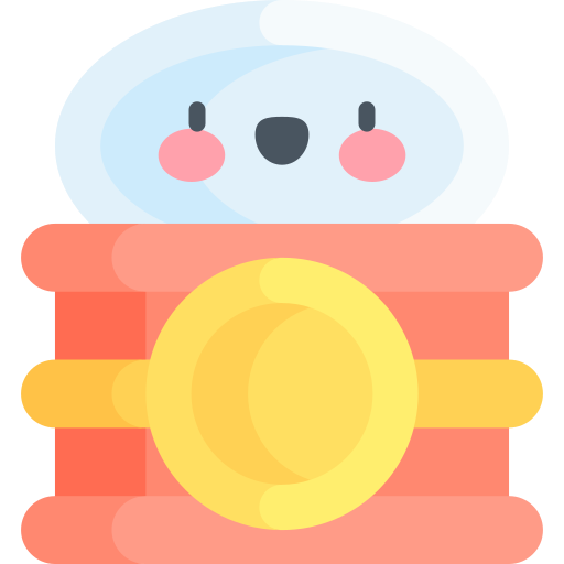 dosen essen Kawaii Flat icon