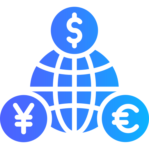 valuta Generic gradient fill icona