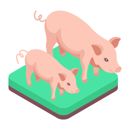 cerdo Generic color fill icono